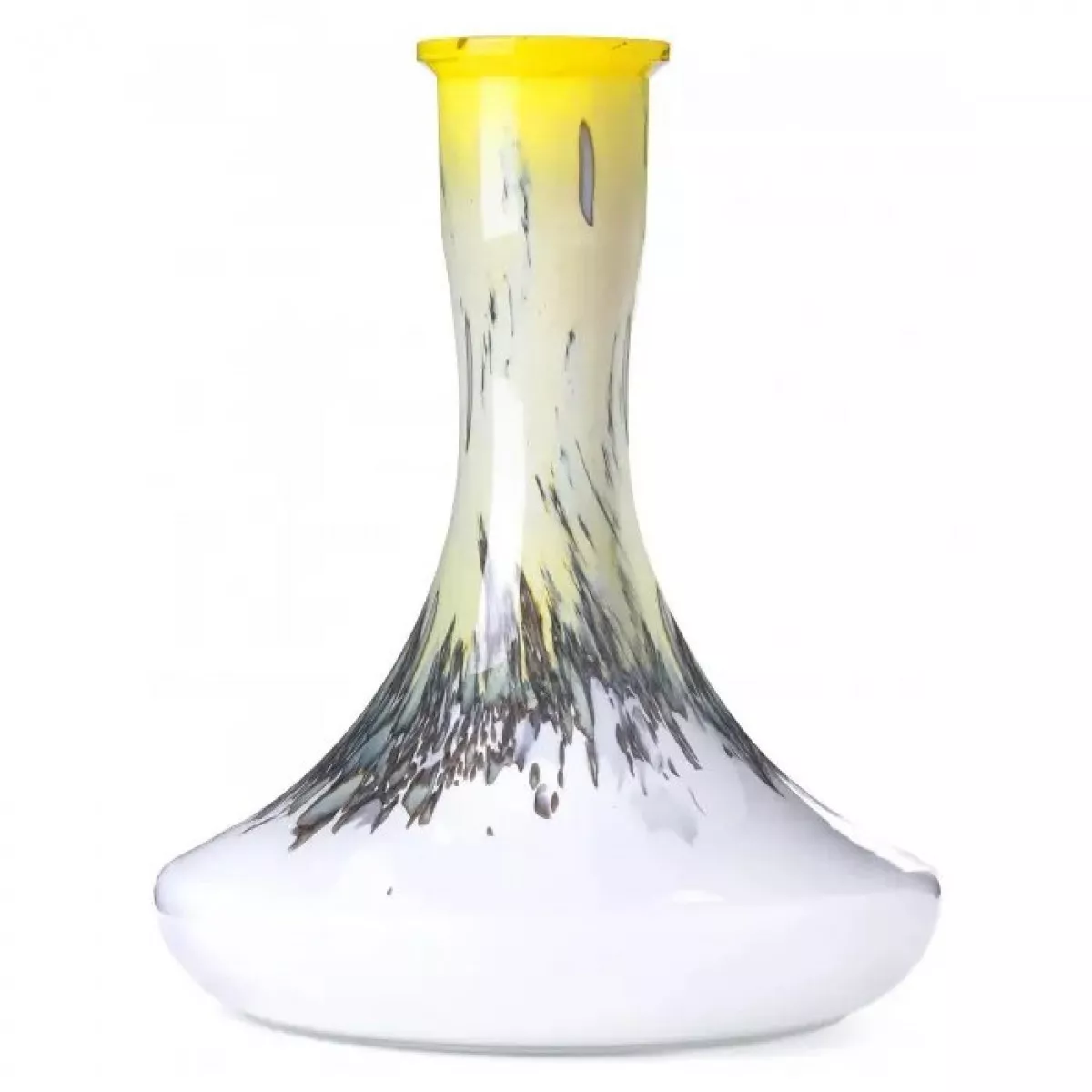 Стеклянная Колба для кальяна под уплотнитель 2x2 Hookah Craft Желто-белая крошка (2283966351)