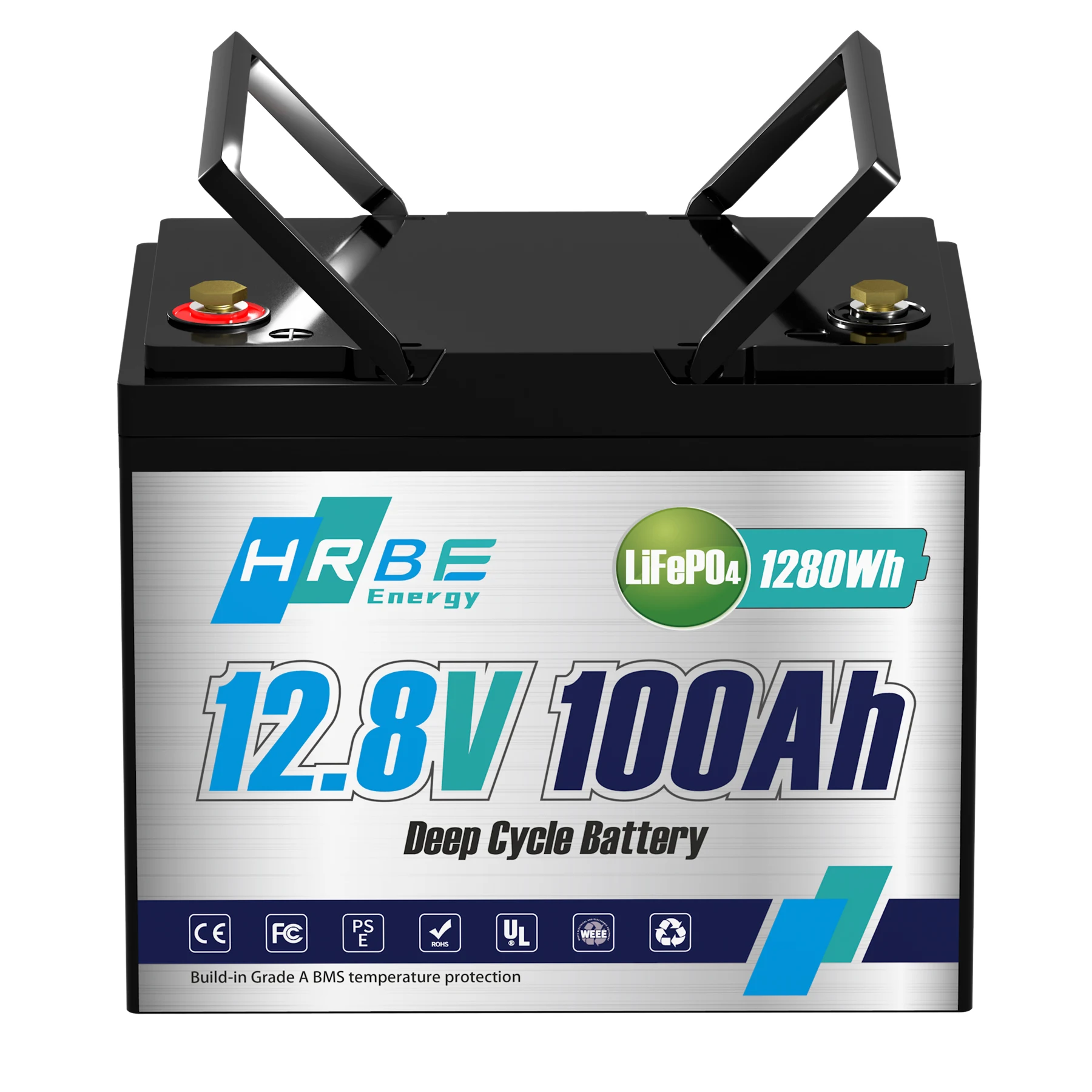 Аккумулятор HRBE Energy LiFePO4 12V/100AH 1280Wxh (349006)