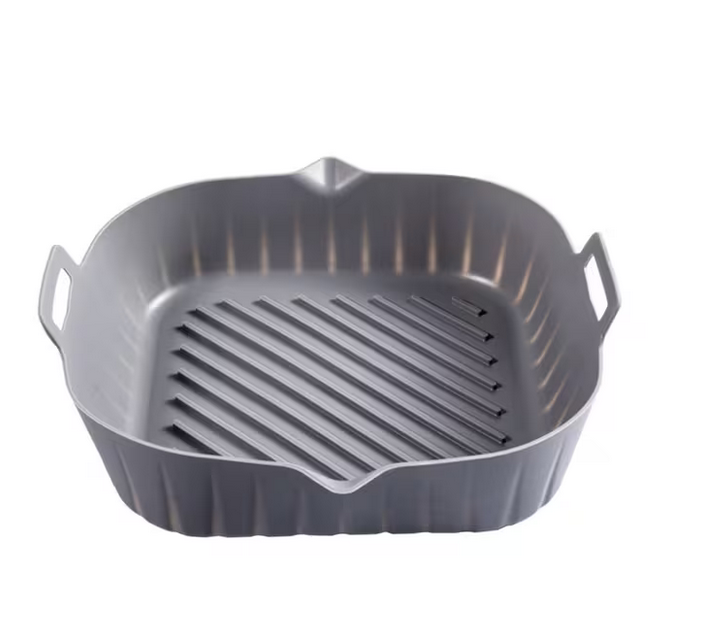 Форма силіконова універсальна SAM-9209 для аерофритюрниці 22 см Сірий Форма силіконова універсальна SAM-9209 для аерофритюрниці 22 см Сірий