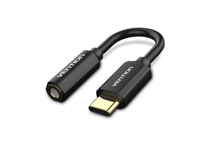 Адаптер-перехідник Vention Type-C-3,5 мм 0,1 м Black (CFIBA)