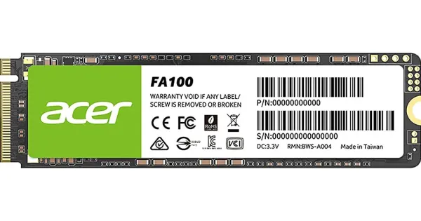 SSD накопитель Acer FA100 1Tb PCI-E 3,0x4 M.2 2280 3D TLC (BL.9BWWA.120)