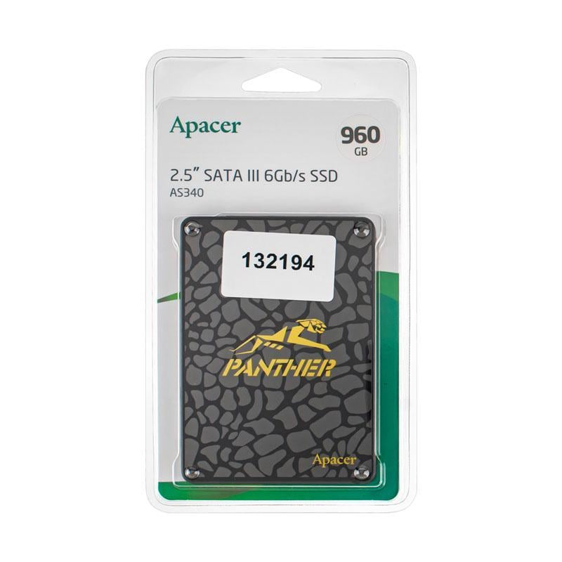 Жорсткий диск SSD Apacer AS340 Panther Series 960Gb 2,5" (AP960GAS340G-1)
