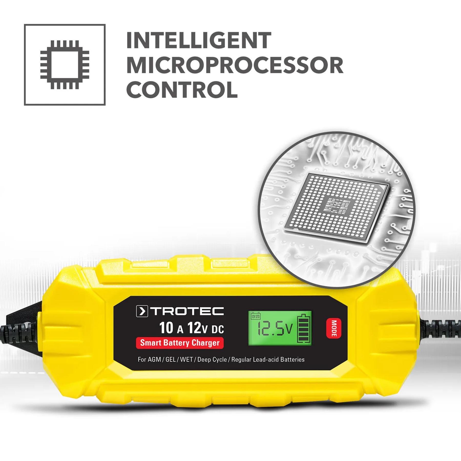 Зарядное устройство для автомобильного аккумулятора Trotec PBCS 10A/12V 4-200Ah (4675000015) - фото 21 Зарядное устройство для автомобильного аккумулятора Trotec PBCS 10A/12V 4-200Ah (4675000015) - фото 21