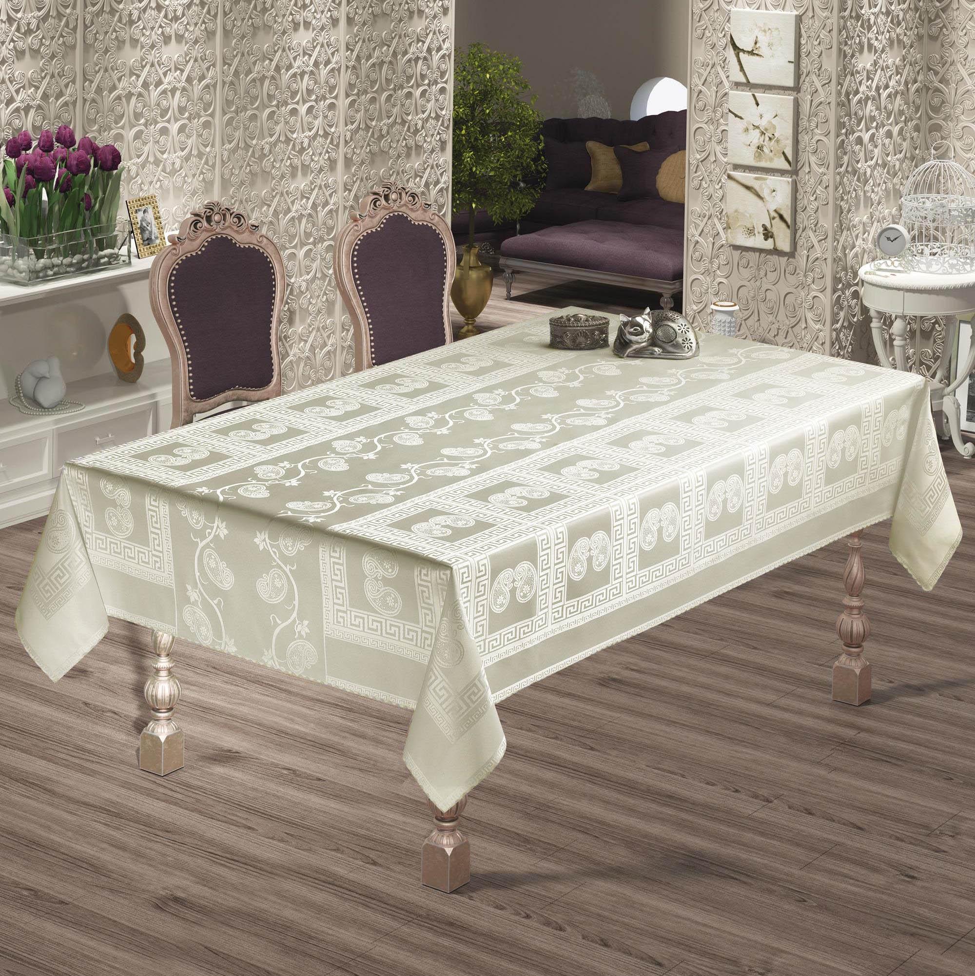 Скатерть Maison Royale 160x300 Cazibe Cream (01MR28P160300K02)