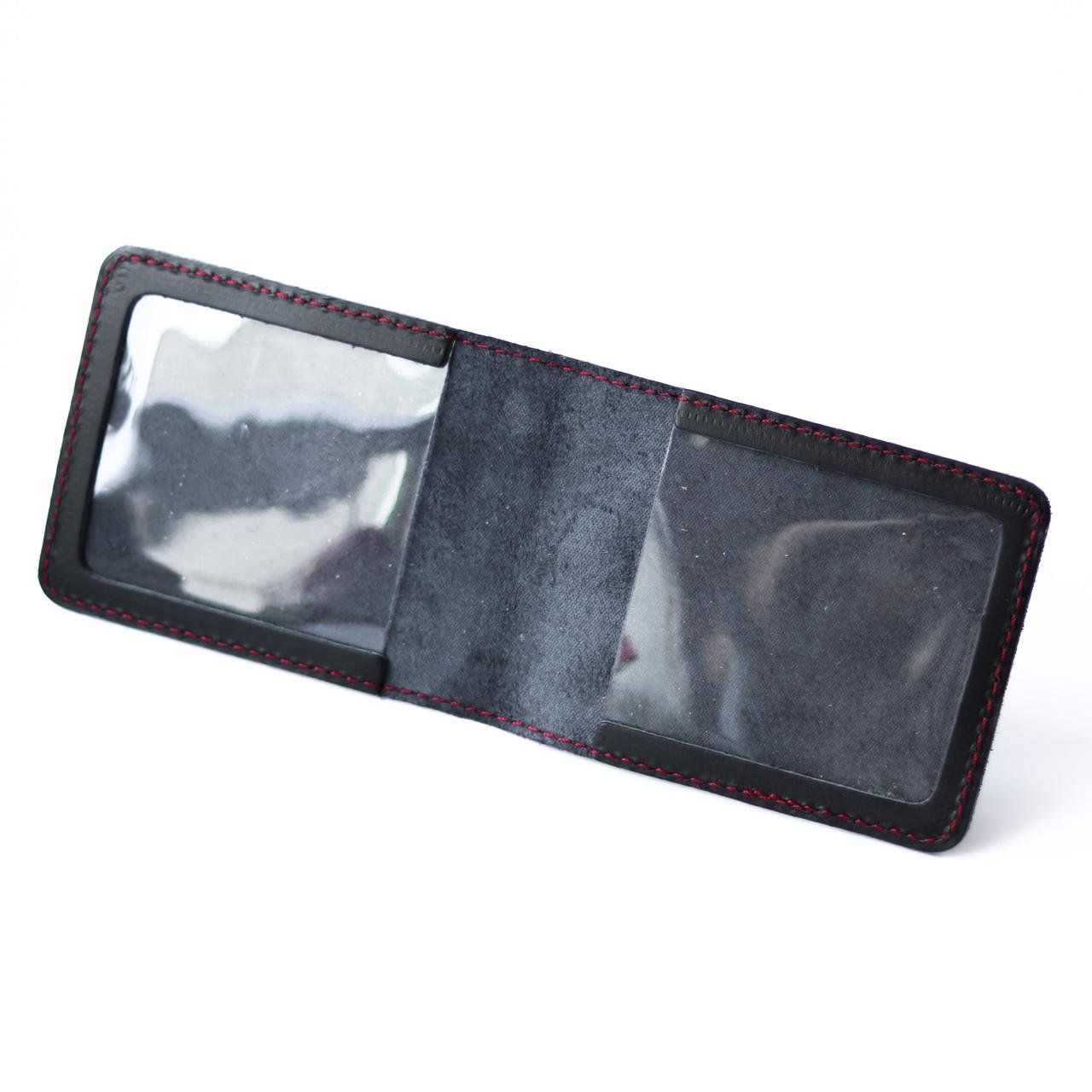 Обкладинка Учасник бойових дій червона нитка Чорний (2050742742) - фото 2 Обкладинка Учасник бойових дій червона нитка Чорний (2050742742) - фото 2