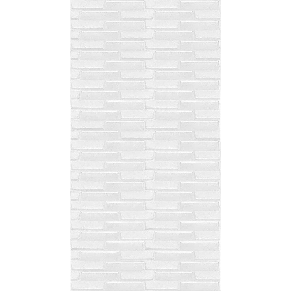 Панель самоклеящаяся 3D кладка 3080x700x5 мм Белый (SW-00001759)