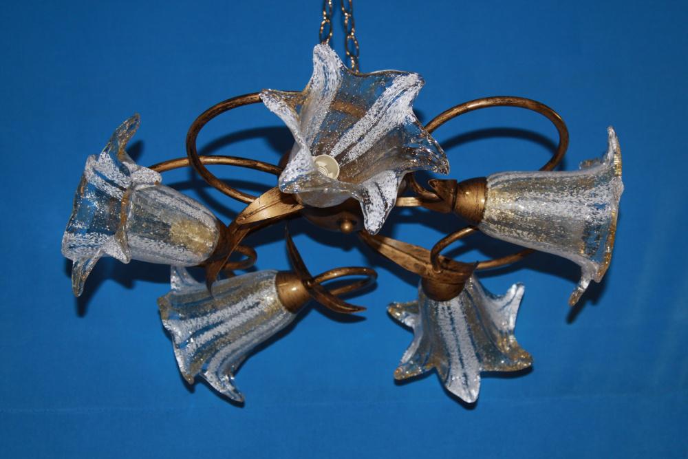 Люстра с плафонами Ray L90834/5 GB (IR005869) Люстра с плафонами Ray L90834/5 GB (IR005869)