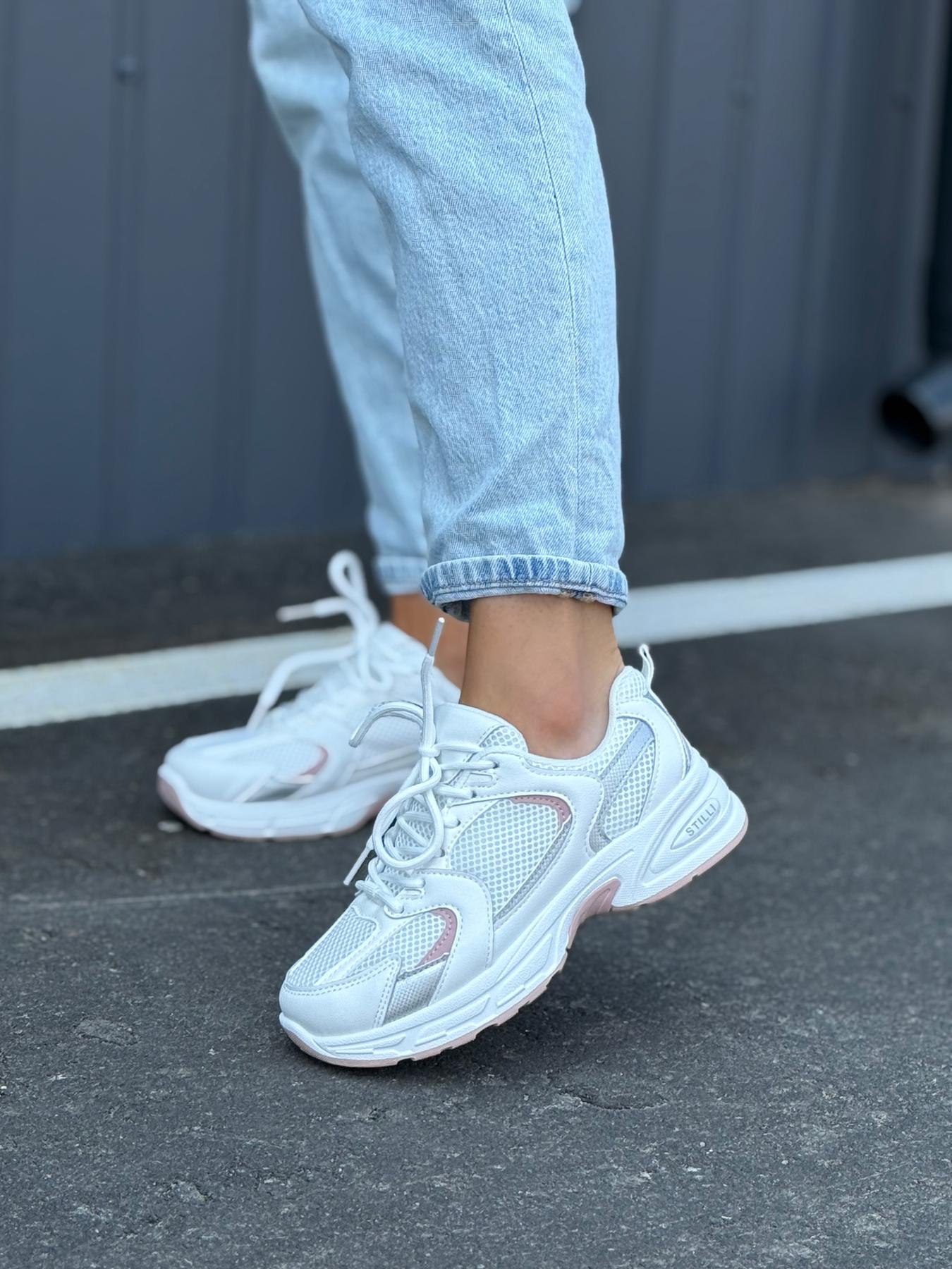 Кросівки жіночі пресс шкіра р. 40 Білий (4329540s5) Кросівки жіночі пресс шкіра р. 40 Білий (4329540s5)