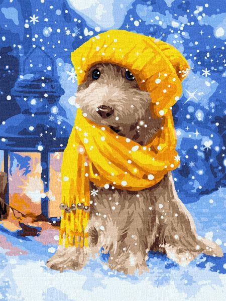 Картина по номерам Идейка Пушистый друг 30х40 см (KHO4265)