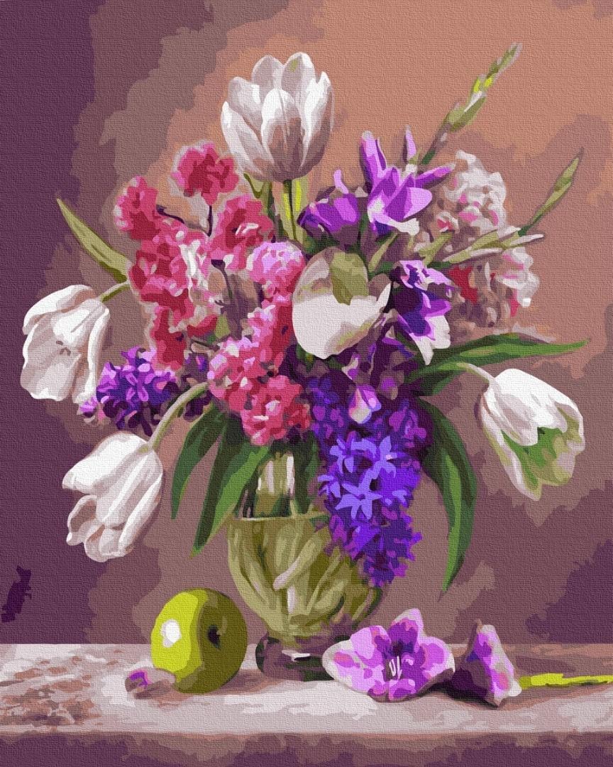 Картина по номерам Brushme GX34645 Цветочная композиция 40x50 см (1415623372)