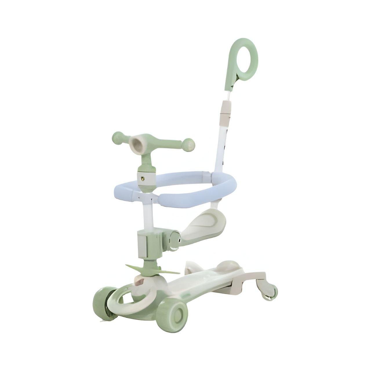 Самокат JR 3-083 5в1 сталь/пластик з музикою і світлом Зелений (25112263) Самокат JR 3-083 5в1 сталь/пластик з музикою і світлом Зелений (25112263)