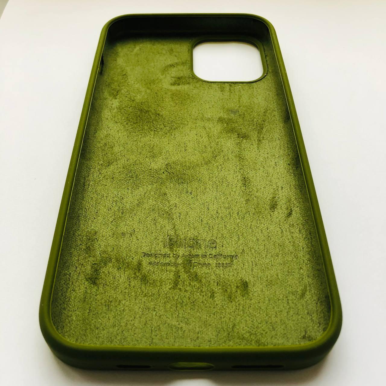 Чехол Silicone Case для Apple iPhone 14 Pro Pinery Green - фото 3