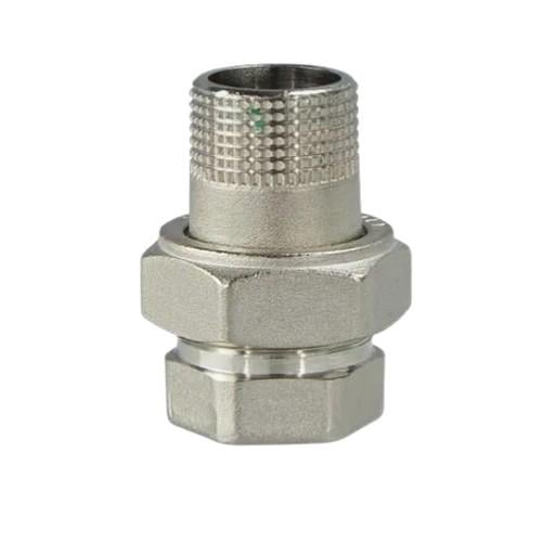Американка 1 1/2"ВЗ латунь нікельована (3247/1)