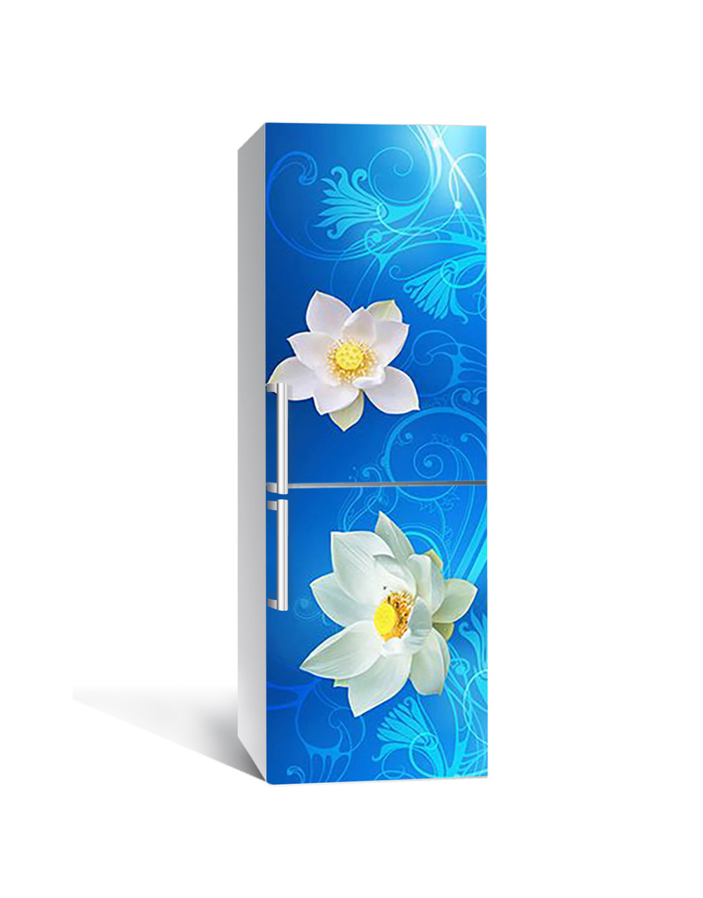 Наклейка 3D на холодильник Zatarga "Лотос на плаву" виниловая 650х2000 мм Наклейка 3D на холодильник Zatarga "Лотос на плаву" виниловая 650х2000 мм