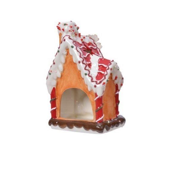 Керамічний свічник-будиночок Kaemingk 11x7x16 см - фото 2 Керамічний свічник-будиночок Kaemingk 11x7x16 см - фото 2