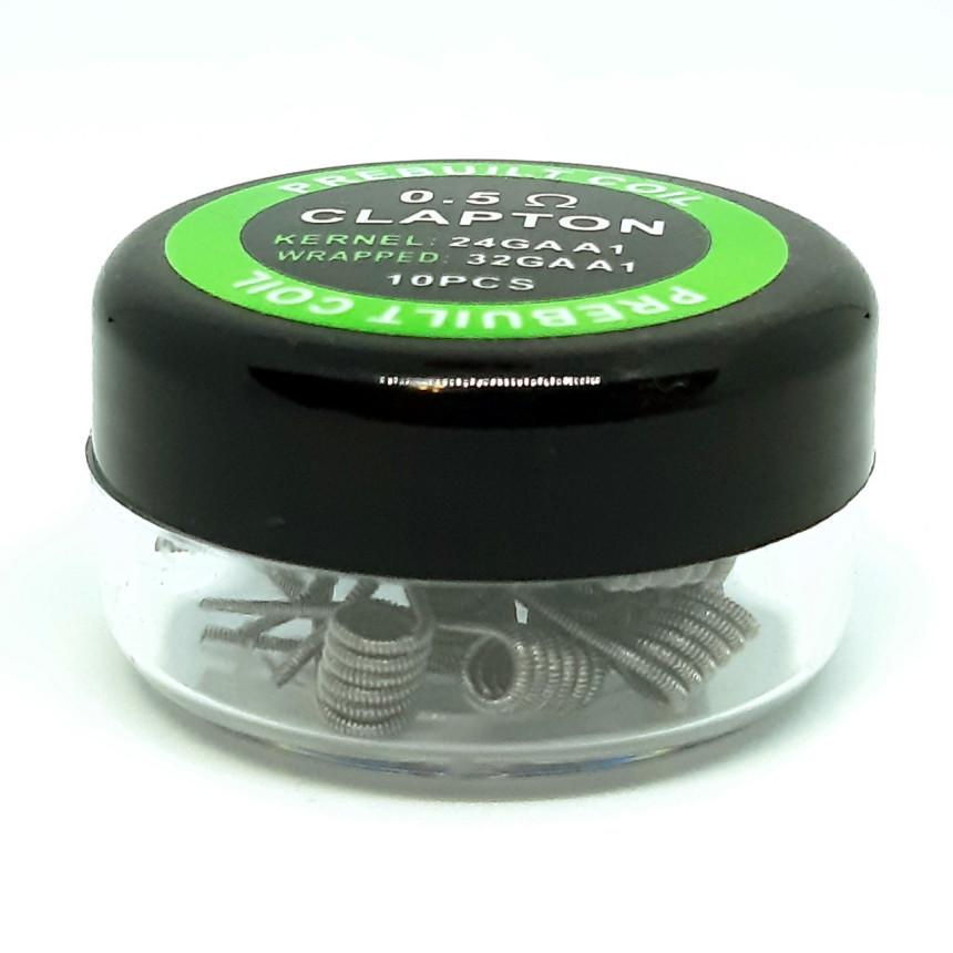 Комплект спіралей Prebuilt Clapton Coil 0,5 Ом A1 10 шт. Сріблястий (2689612497) - фото 4