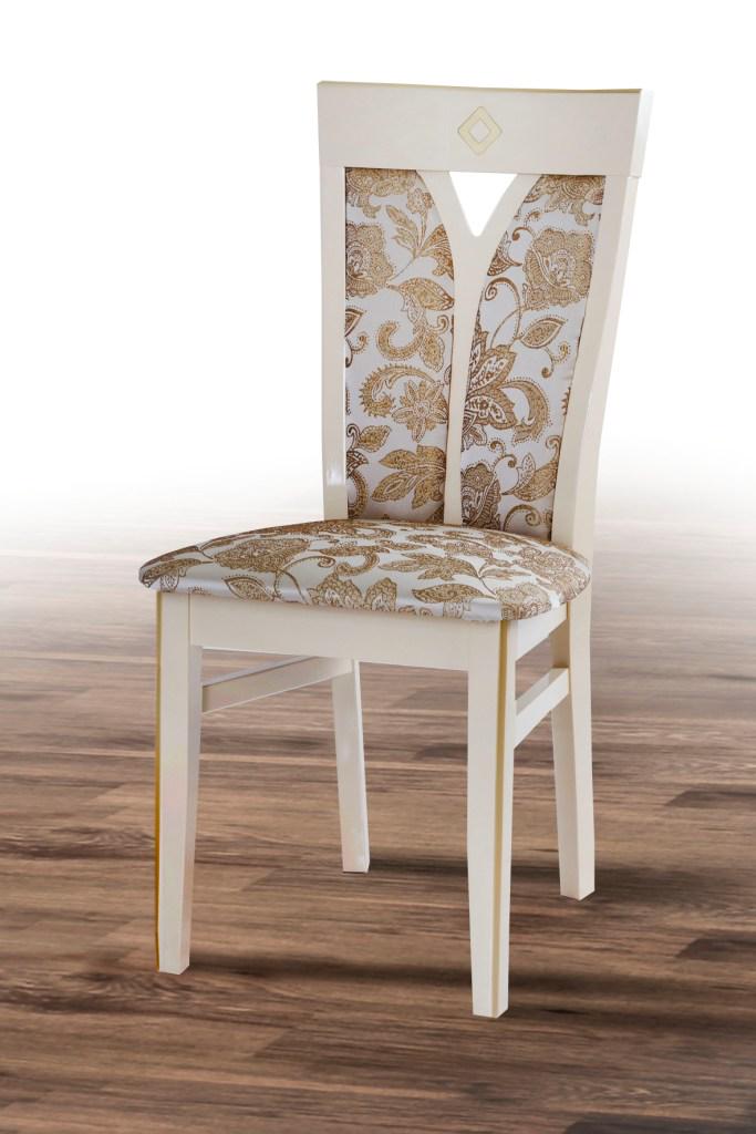 Стул деревянный Микс Мебель Гранд Слоновая кость/Патина (17563)