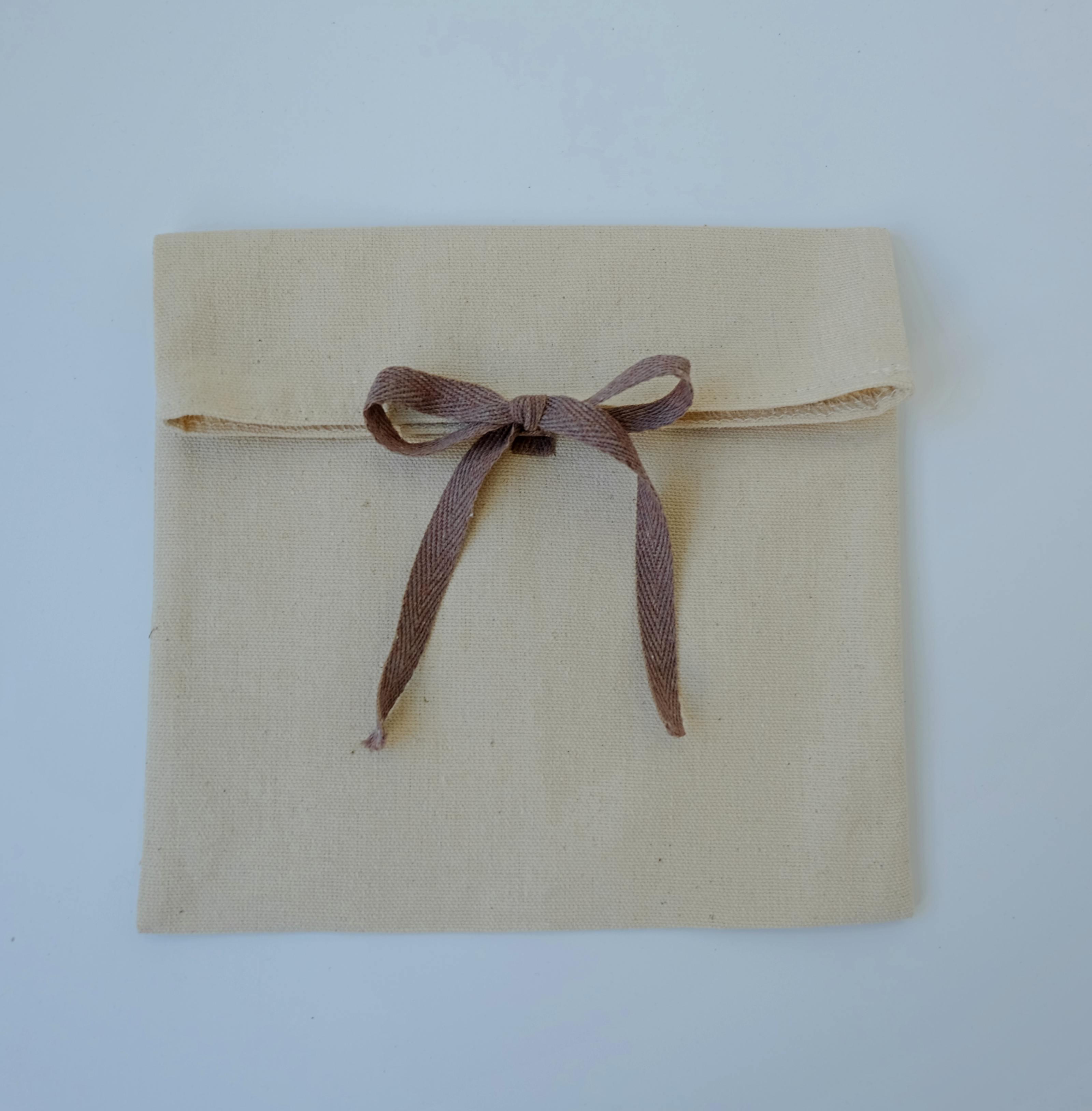 Мішок-конверт подарунковий текстильний Коричневий - фото 2 Мішок-конверт подарунковий текстильний Коричневий - фото 2