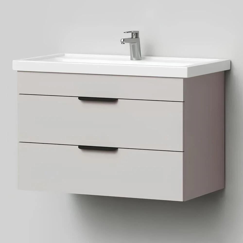 Тумба подвесная с раковиной MVK Vostok Lite 100 B1 1000х450х530 мм Кашемир (8089km-4)