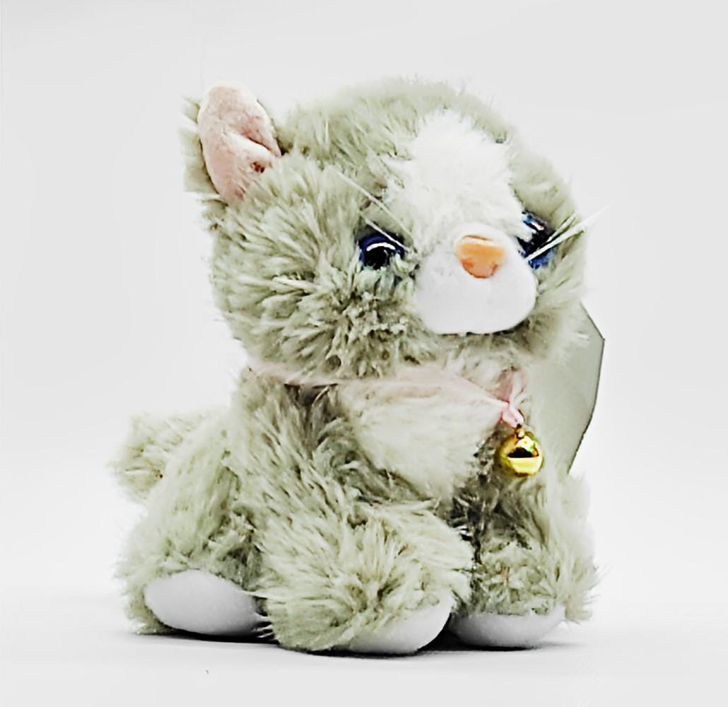 М'яка іграшка Котик з дзвіночком C30809 Сірий (44)