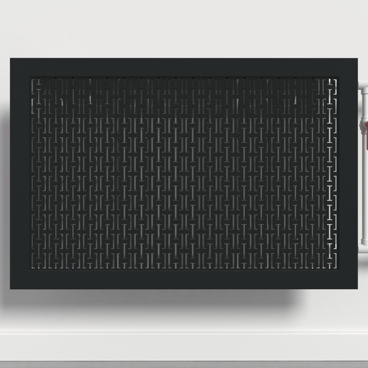 Решетка-экран на батарею SMARTWOOD 1200 мм Чорный (R20494107)