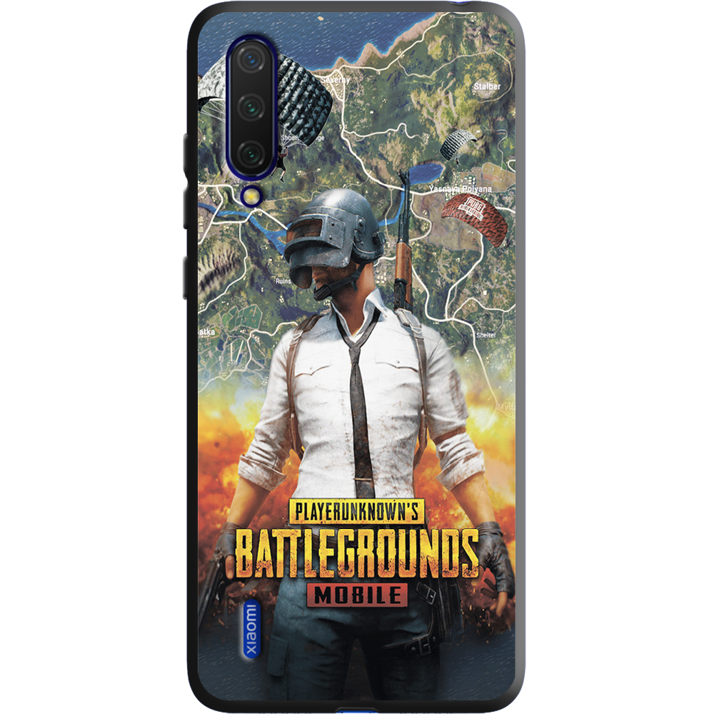Чехол BoxFace Xiaomi Mi 9 Lite PUBG Mobile Черный силикон (38311-up2309-38694)