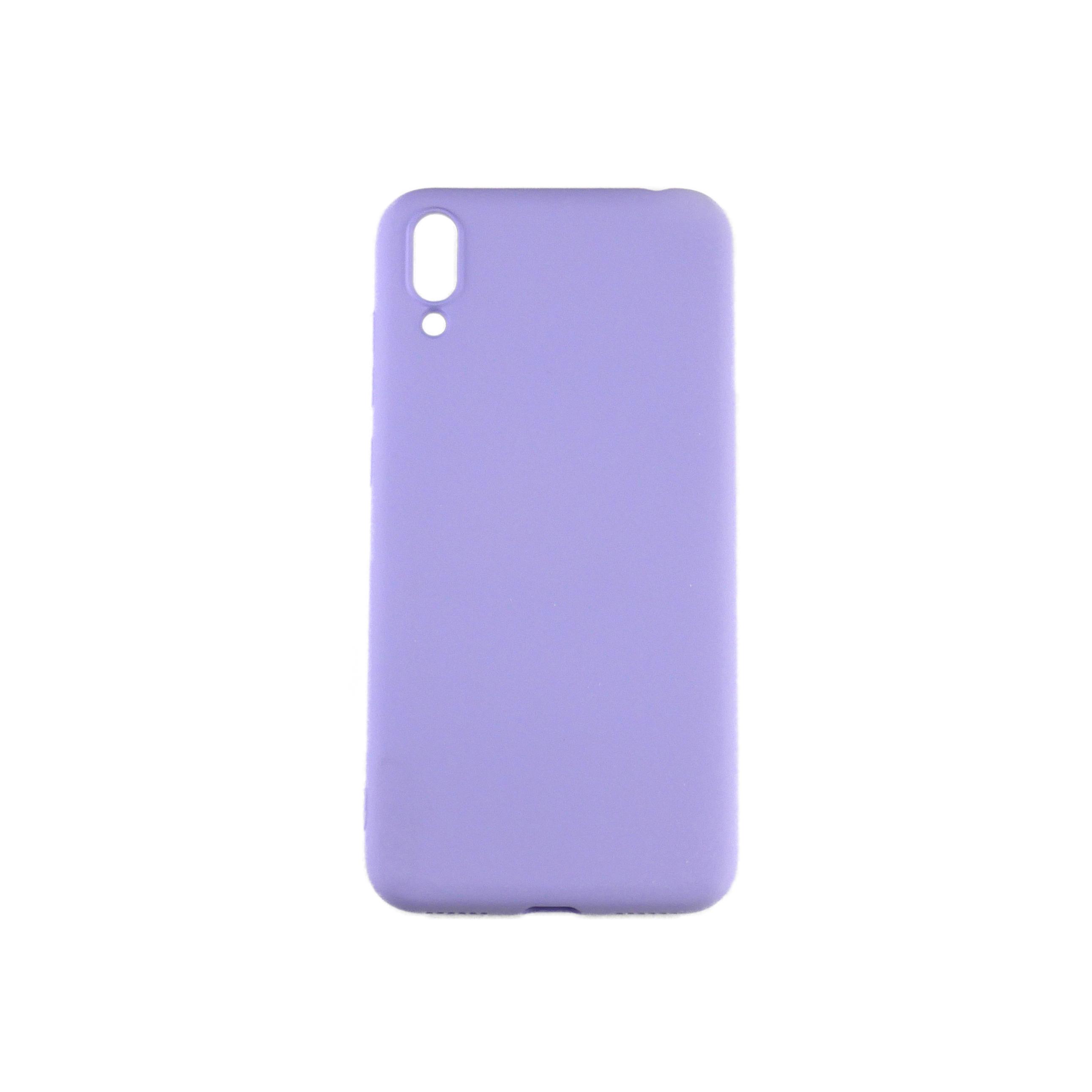 Чехол Silicone Case Full Cover Huawei Y7 Pro Лавандовый