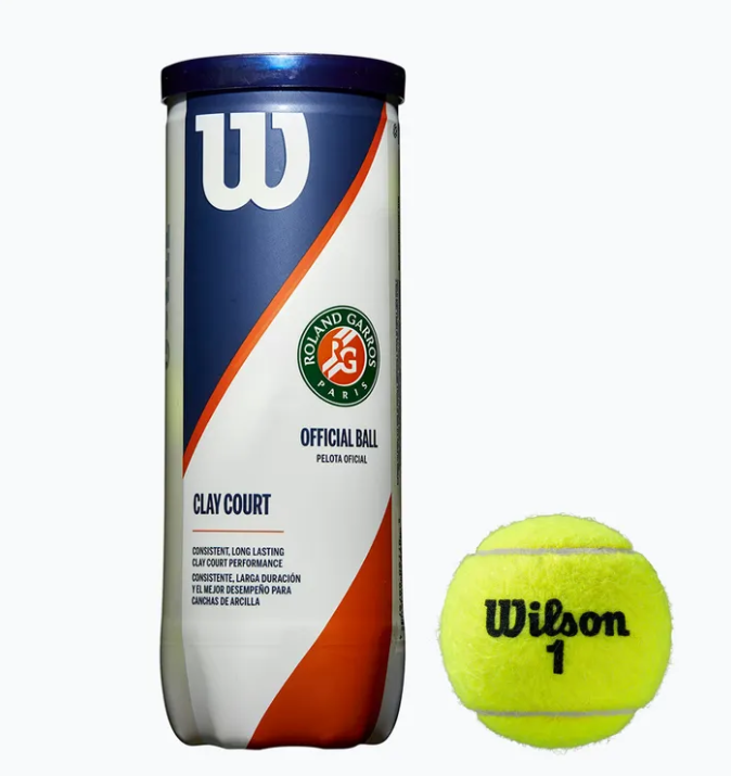 Мячи для большого тенниса Wilson ROLAND GARROS CLAY CT 3 шт. (WRT125000)