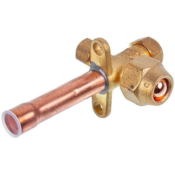Сервисный кран прямой для кондиционера 1/2" (00000042922)