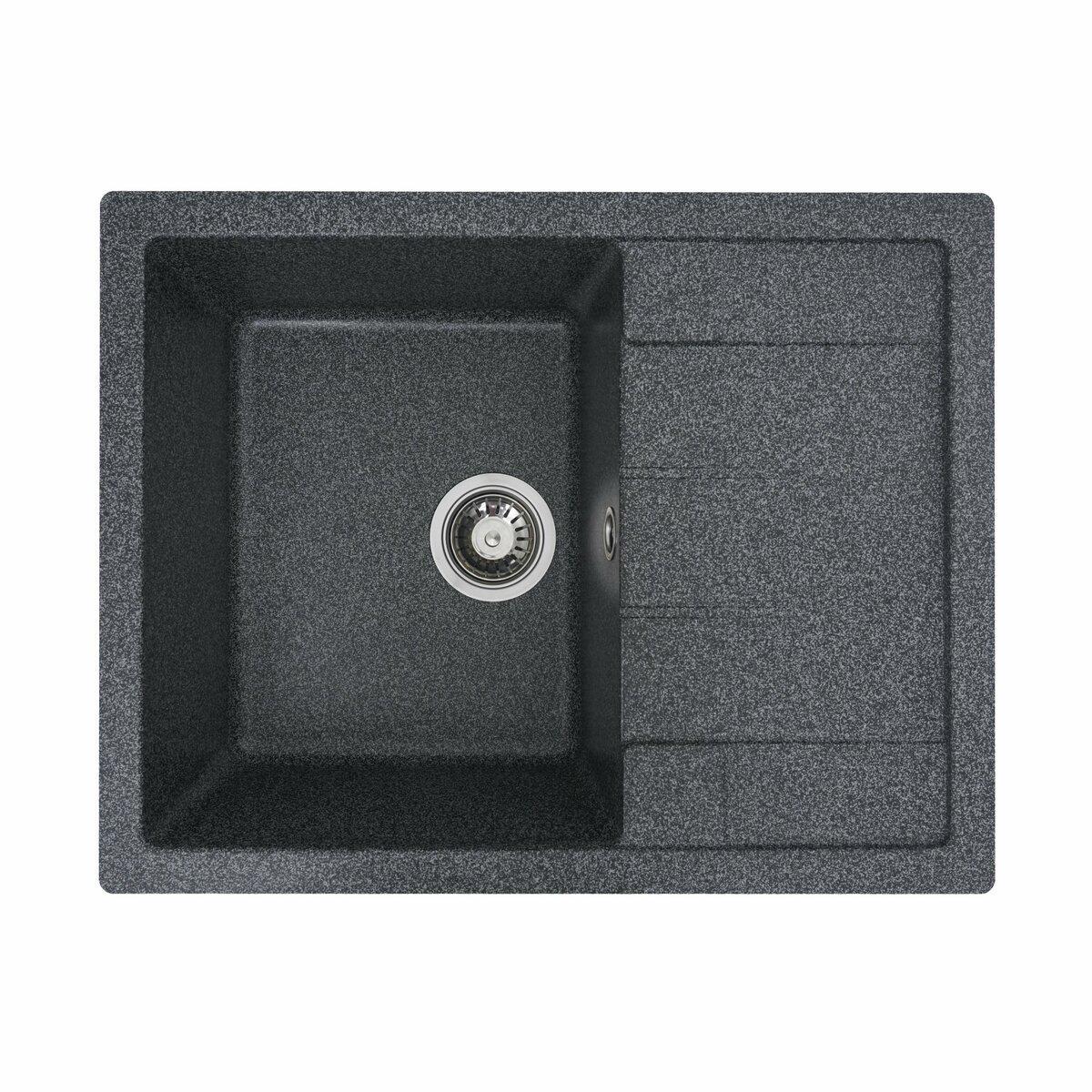 Мойка для кухни гранитная Platinum 6550 INTENSO Графитовый (PLTM-SP000025103) Мойка для кухни гранитная Platinum 6550 INTENSO Графитовый (PLTM-SP000025103)