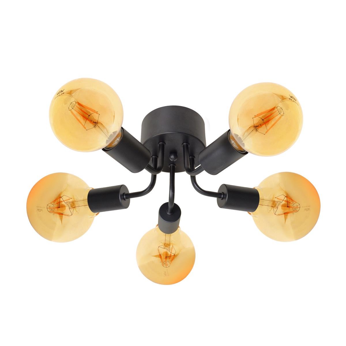 Люстра лофт Brille BL-698С/5 E27 BK Черный