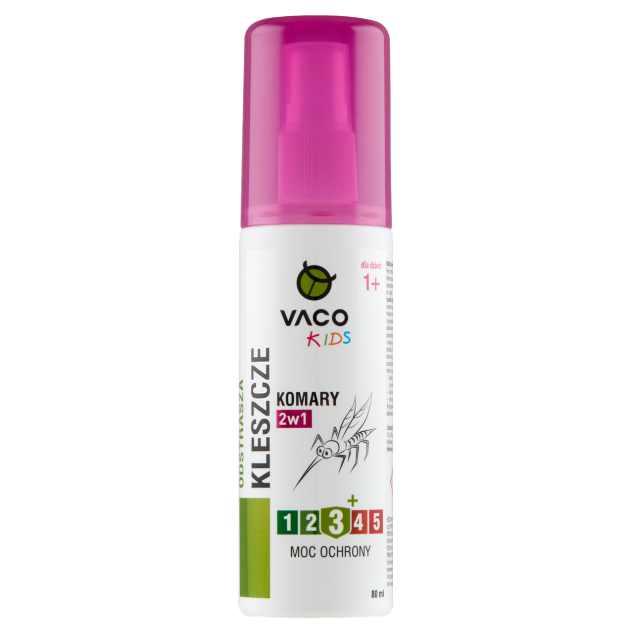 Жидкость VACO KIDS от клещей комаров и мух для детей 80 мл (DV35)