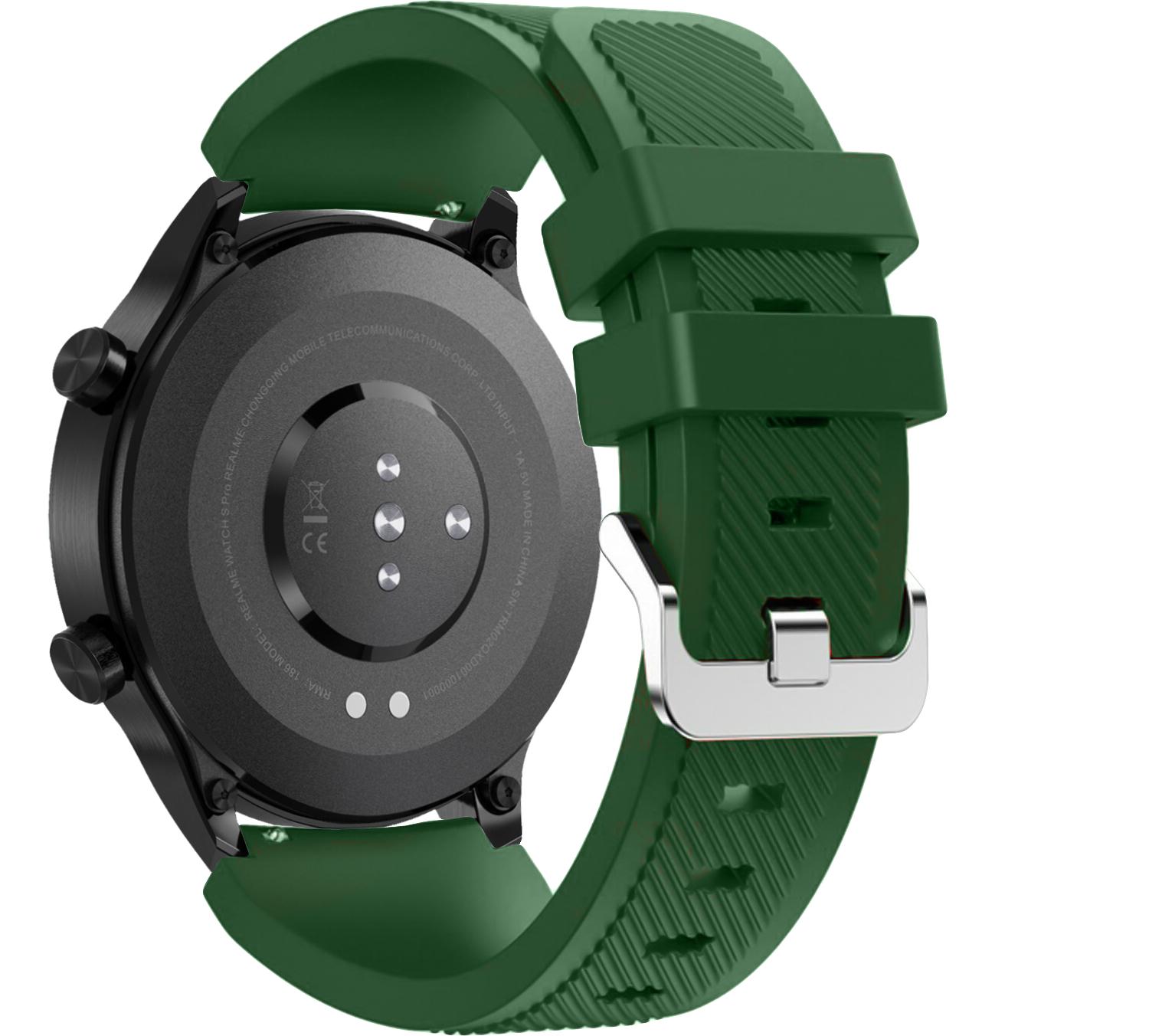 Ремешок Cross для Realme Watch S Pro 22 мм Khaki (22589-17) - фото 2