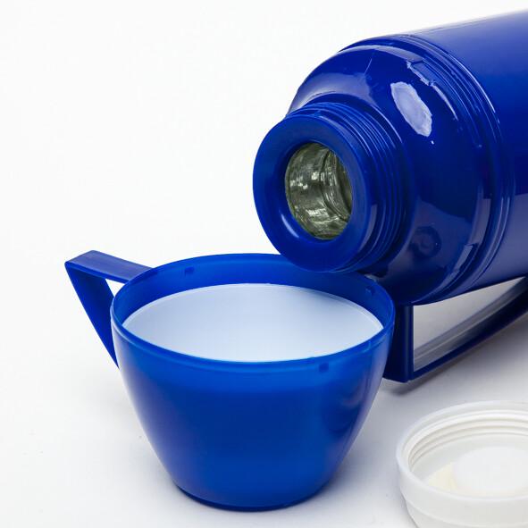 Термос со стеклянной колбой 1 л Синий глянец (30133) - фото 3 Термос со стеклянной колбой 1 л Синий глянец (30133) - фото 3