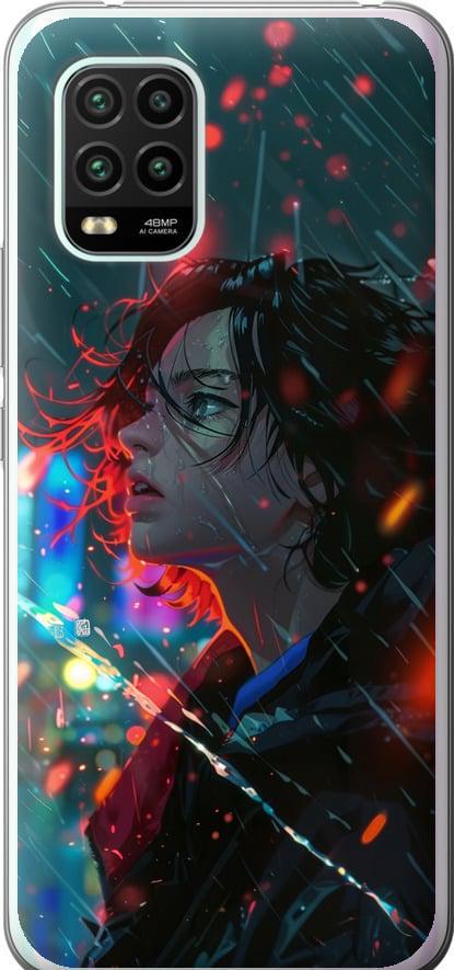 Чехол на Xiaomi Mi 10 Lite Ночные огни (6096t-1924-42517)
