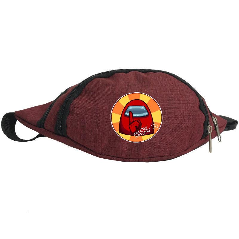 Поясная сумка-бананка Cappuchino toys Among Us 02 Бордовый (1351514128)