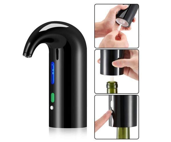 Помпа-аэратор аккумуляторная для вина SW-EA01 Черный (10080) - фото 3 Помпа-аэратор аккумуляторная для вина SW-EA01 Черный (10080) - фото 3