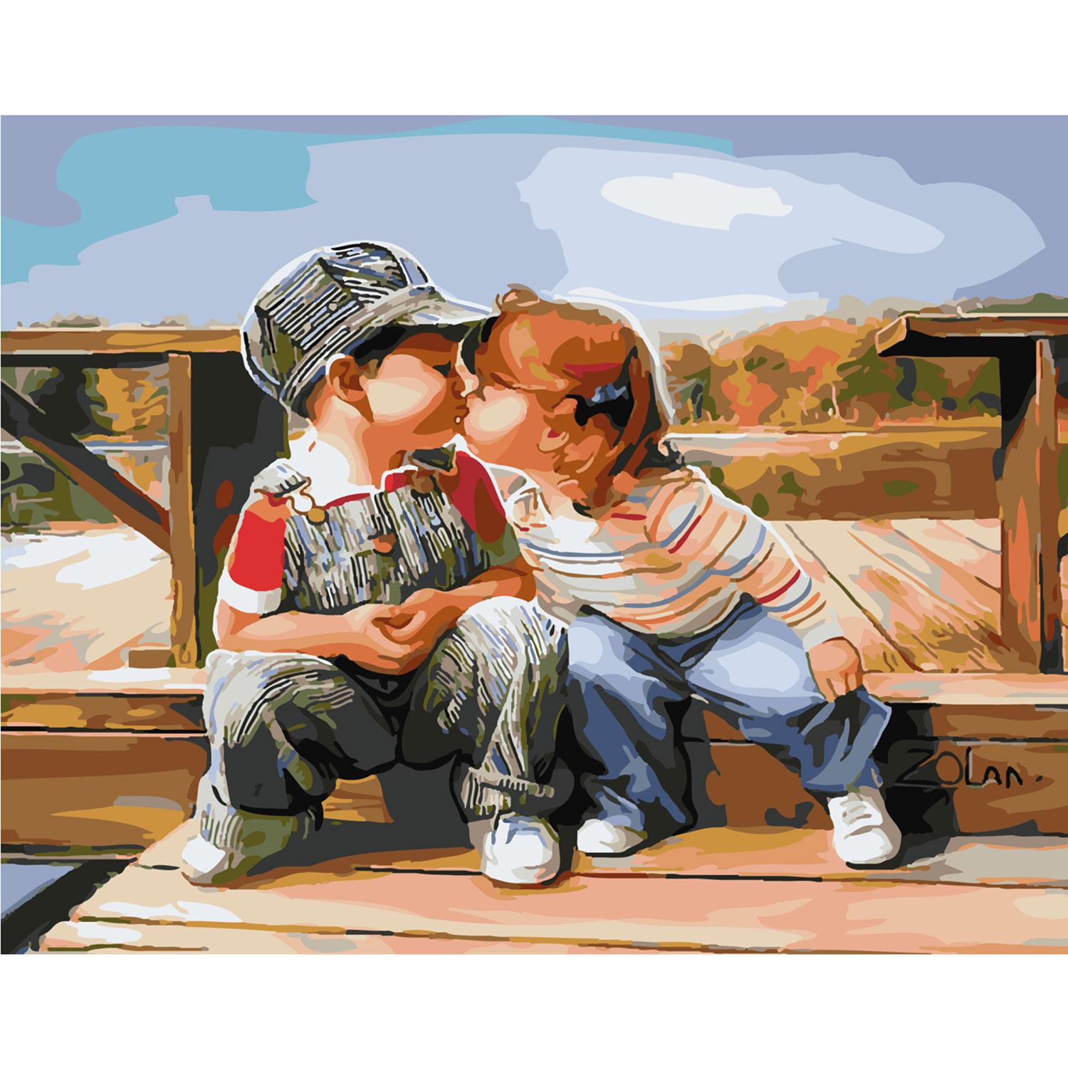 Картина по номерам Strateg Love is 40х50 см (SY6126)