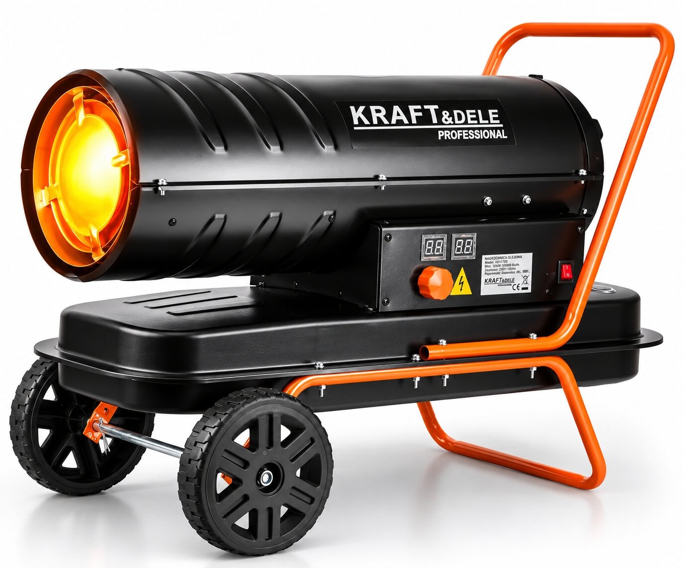 Тепловая пушка дизельная Kraft&Dele KD11710 30 кВт 595 м³/ч с термостатом бак 19 л (KD11710)