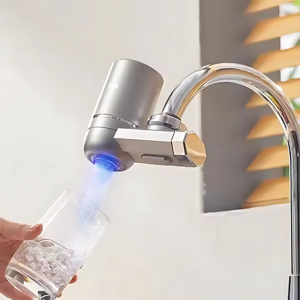 Фільтр насадка для очищення води на кран в кухню та ванну кімнату з універсальними насадками - фото 6