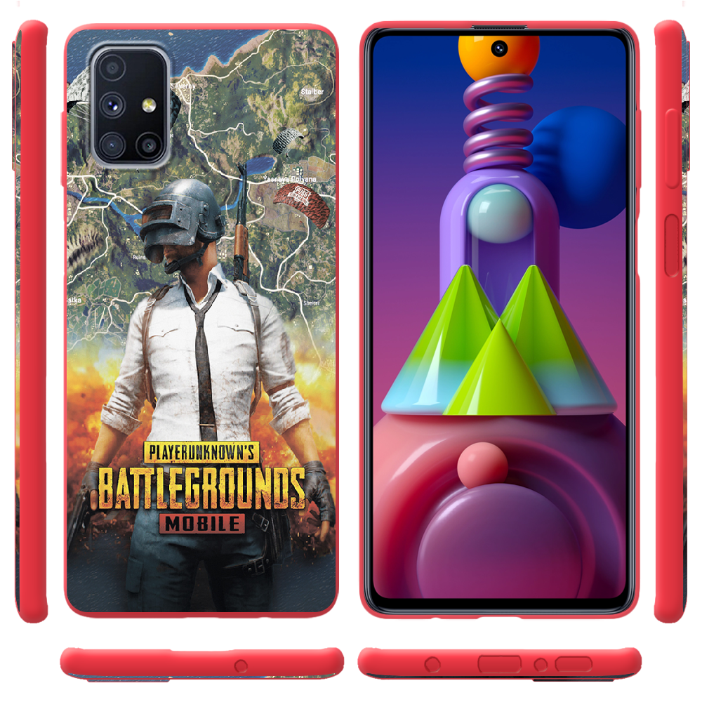 Чохол Boxface Samsung M515 Galaxy M51 PUBG Mobile Червоний силікон  (40937-up2309-41570) - фото 2