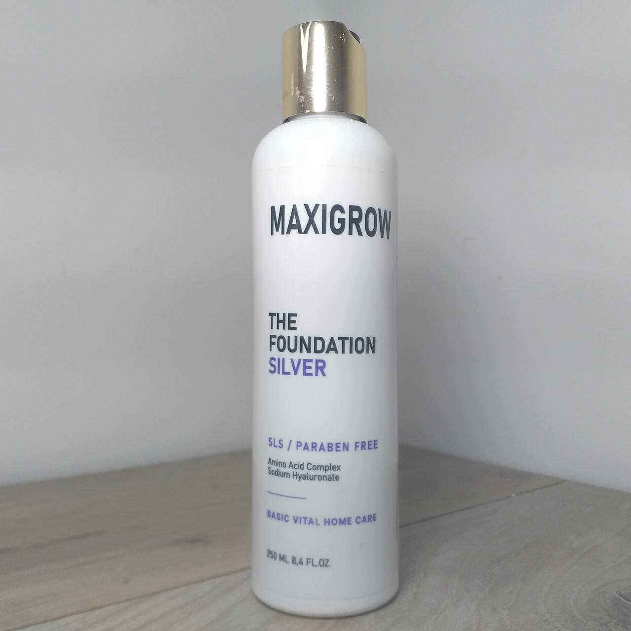 Бальзам для пошкодженого волосся MAXIGROW THE FOUNDATION SILVER 250 мл (X-267) - фото 2