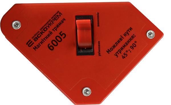Держатель магнитный з перемикачем АСКО-УКРЕМ 6005 угол удержания 45/90° вес удержания 13 кг (A0200020101) - фото 2 Держатель магнитный з перемикачем АСКО-УКРЕМ 6005 угол удержания 45/90° вес удержания 13 кг (A0200020101) - фото 2