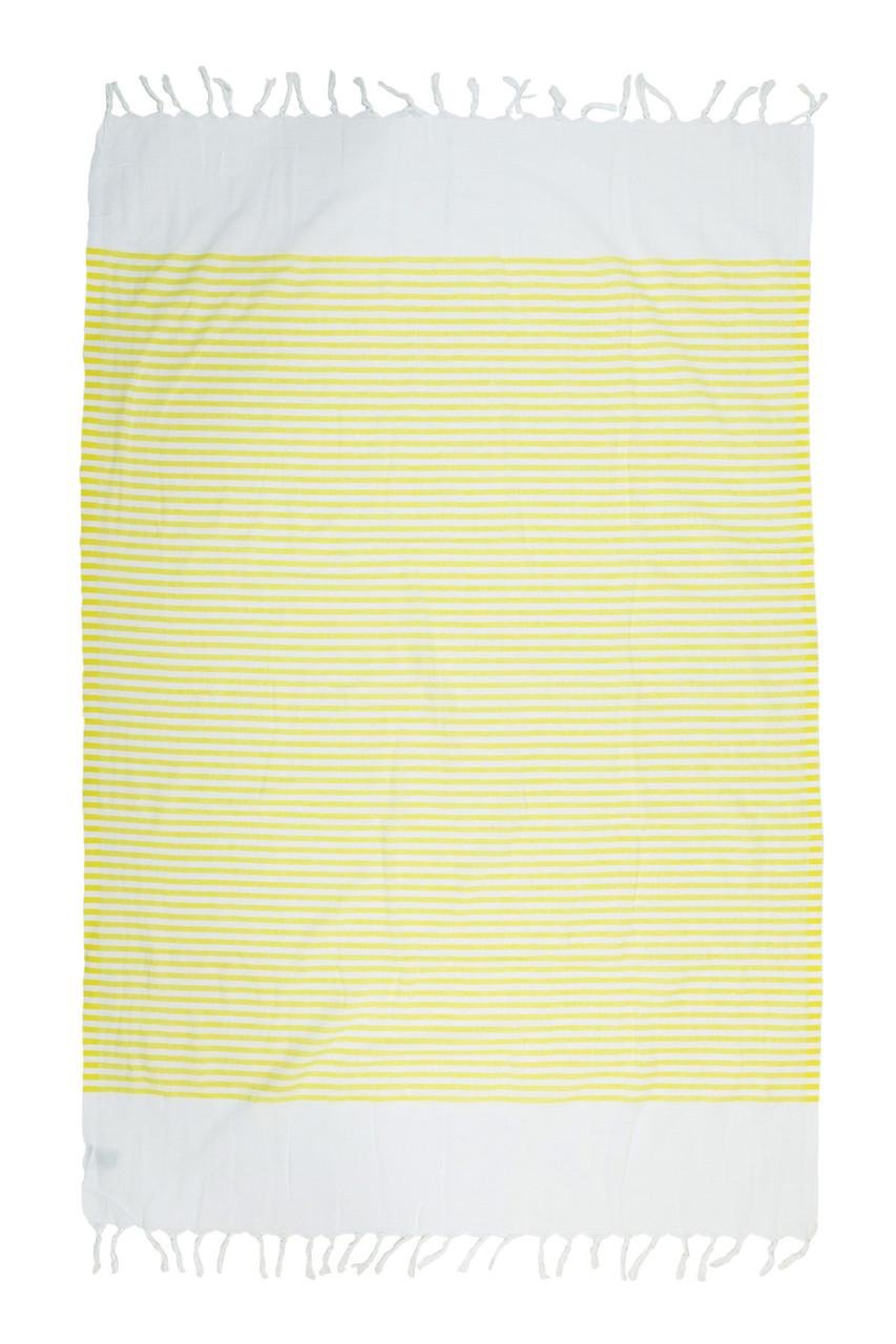 Рушник Barine Pestemal White Imbat 90х170 Yellow (svt-2000022275750)