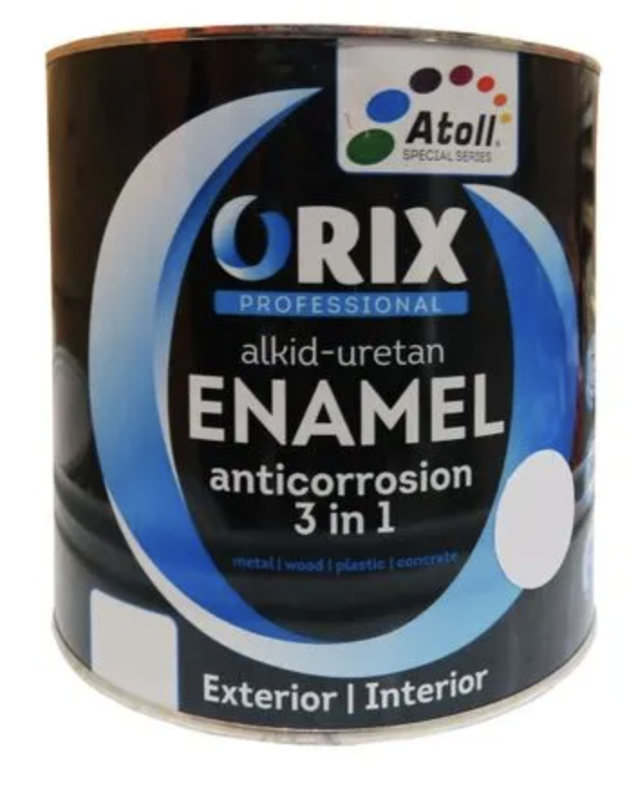 Эмаль антикоррозийная Atoll Orix Color 3в1 0,7 л Золотой (2573801862)