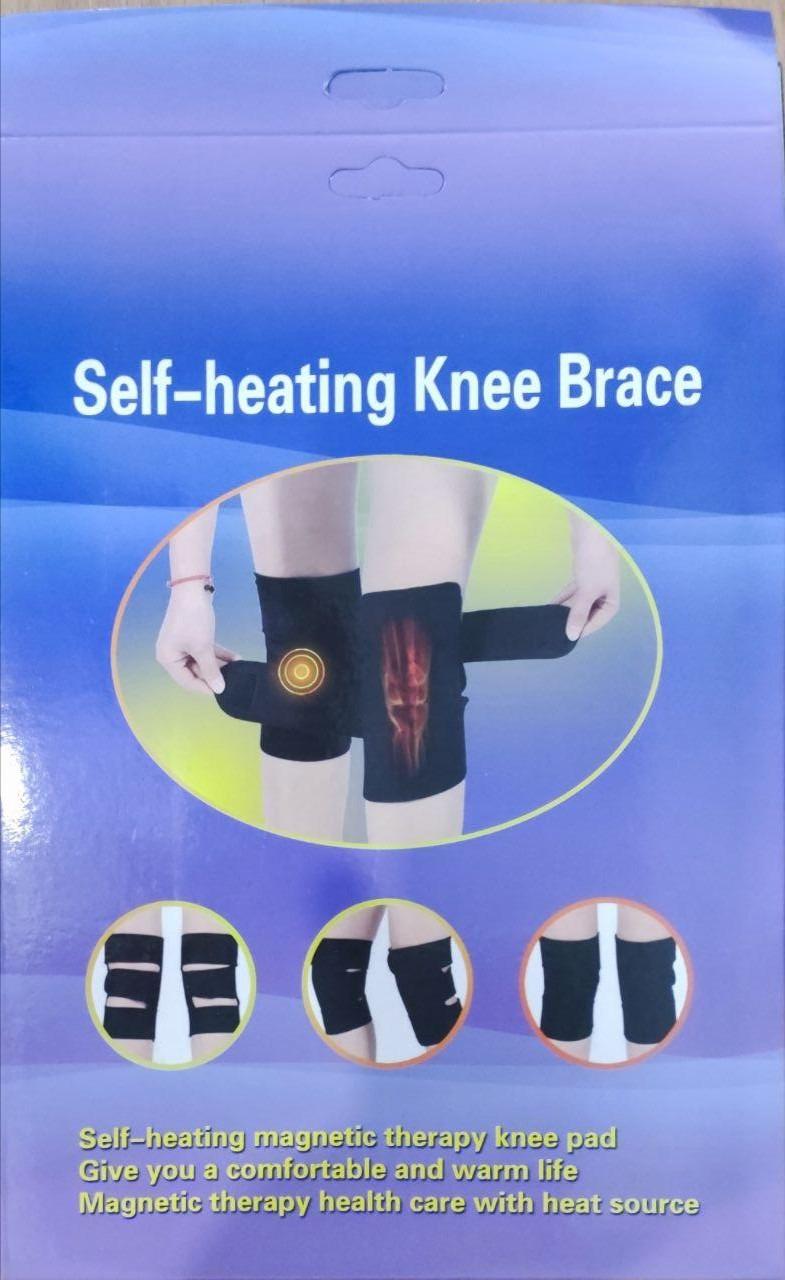 Бандаж коленного сустава согревающий Self Heating Knee Brace Черный (6012) - фото 12