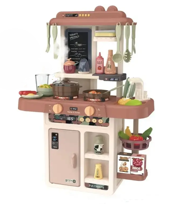 Дитяча кухня Fun Game 92015 Маленький Шеф з водою та парою 42 предмета Рожевий (2357763089)