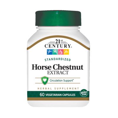 Натуральна добавка 21st Century Horse Chestnut Extract 60 вегакапс. (3908)