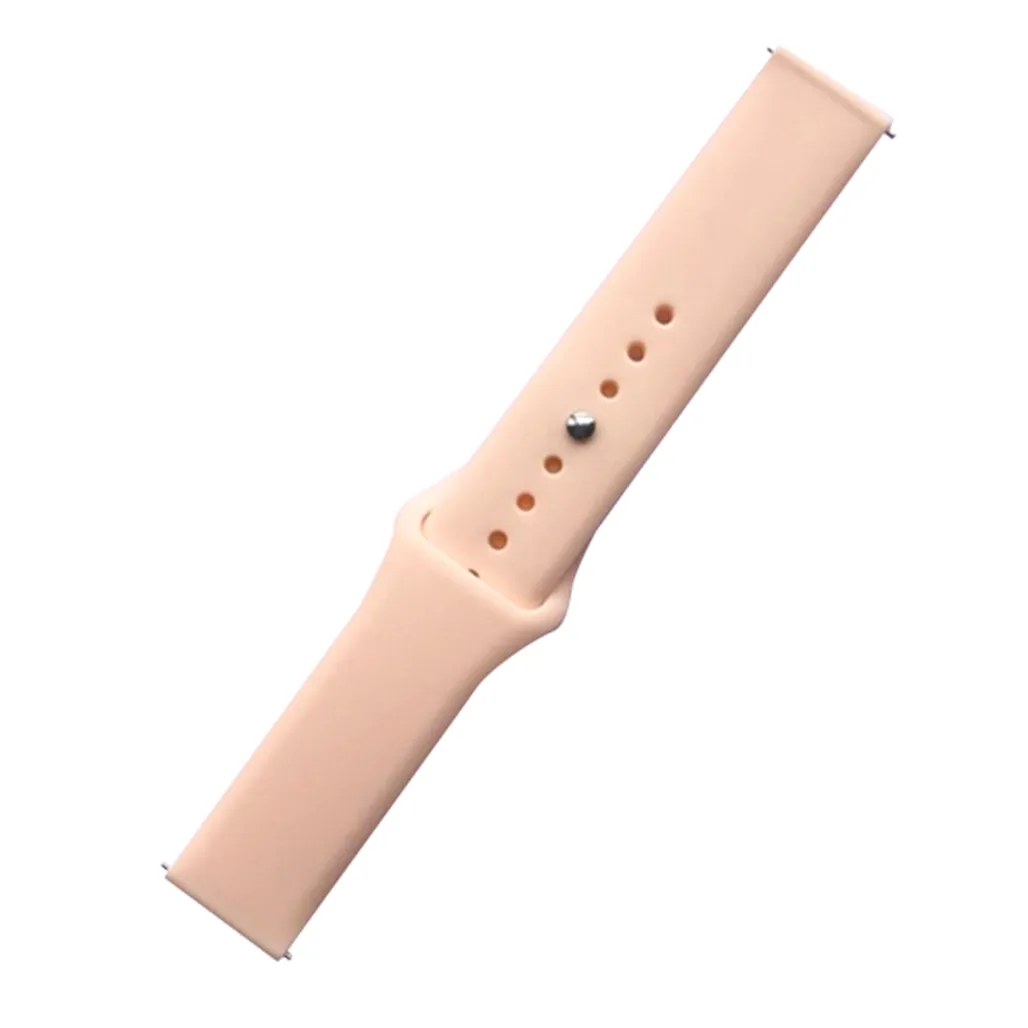 Ремінець універсальний Silicone Band для Xiaomi Amazfit Bip 20 мм Pink Sand
