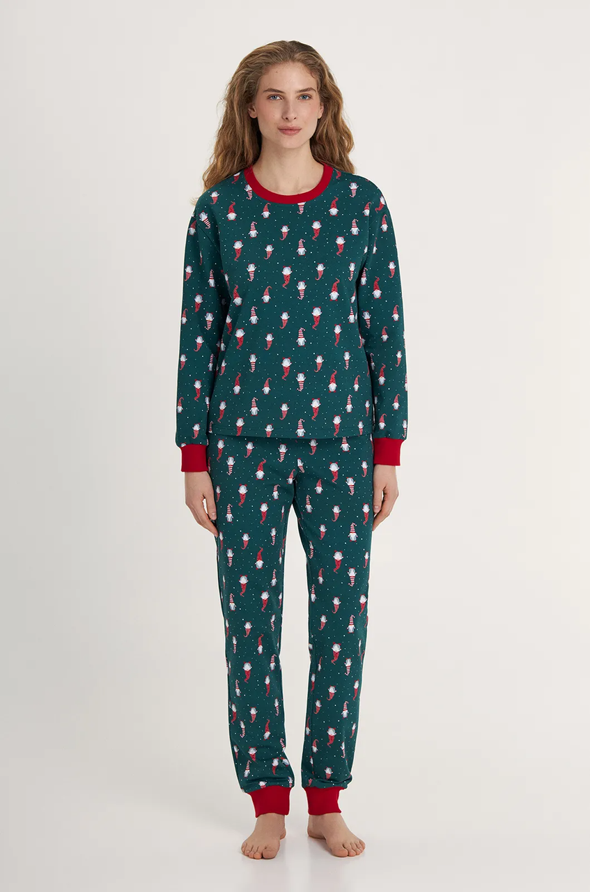 Пижама женская Ellen HAPPY SEASON 0782/13/02 L Зеленый (31327233) Пижама женская Ellen HAPPY SEASON 0782/13/02 L Зеленый (31327233)